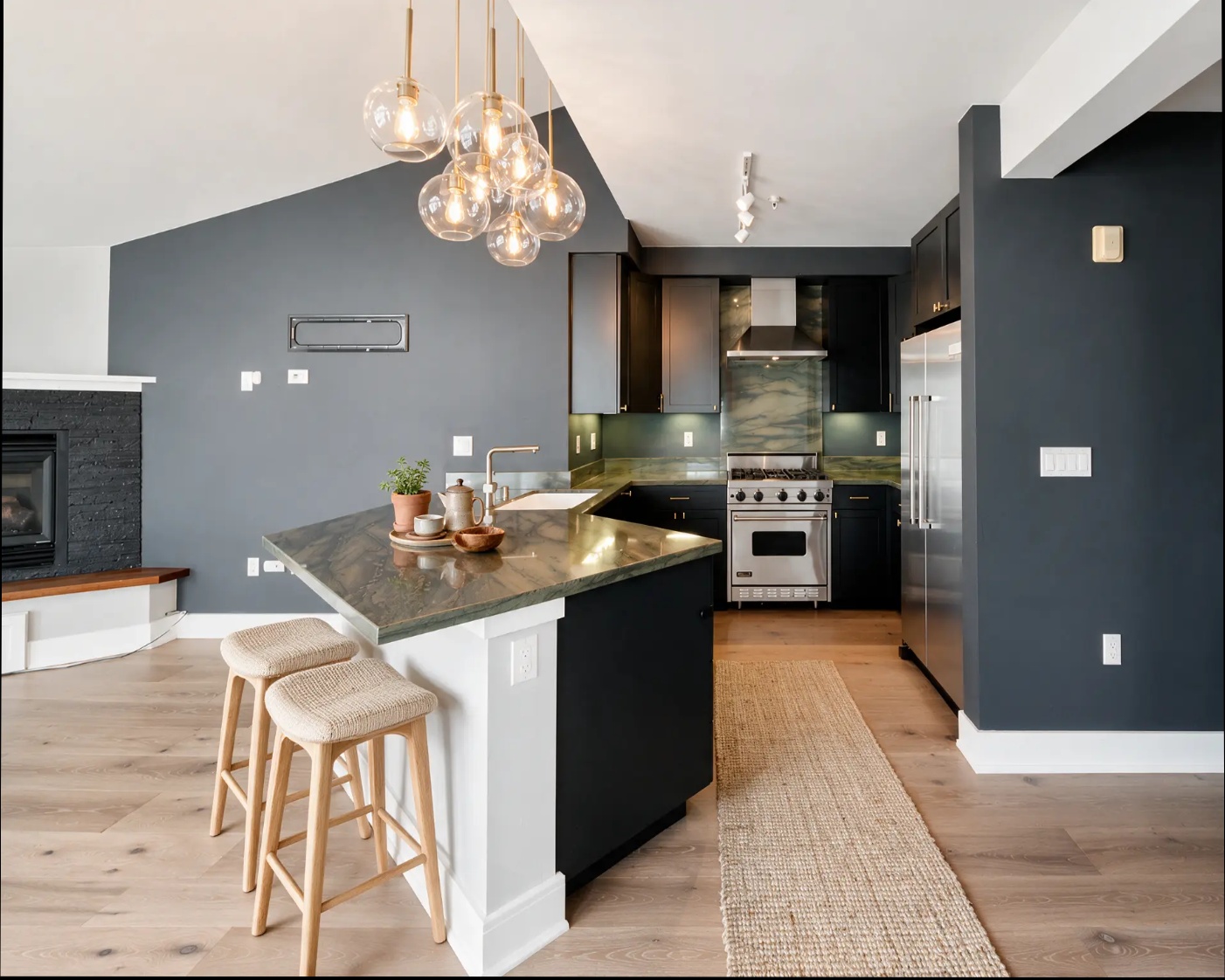Photoreal staged kitchen render delivered to a client
