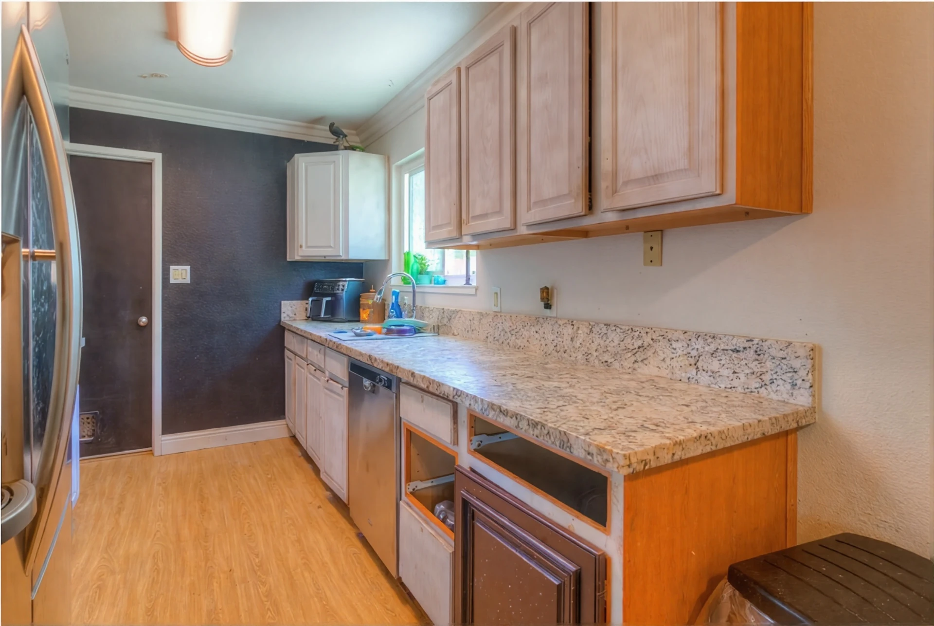 Kitchen — after AI enhancement
